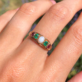 Antique Georgian 12ct Gold Opal Dress Ring