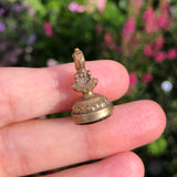 Antique Victorian 'My Heart Is With Thee' Seal Fob