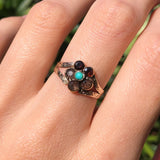Antique Georgian Gold Pansy Ring