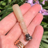 Antique Mother Of Pearl Fountain Miniature Desk Seal