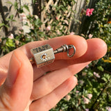 Antique French Silver 'Effeuiller la Marguerite' Spinner Pendant
