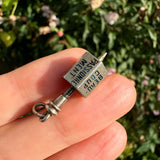 Antique French Silver 'Effeuiller la Marguerite' Spinner Pendant