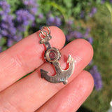 Antique 9ct Gold Anchor Miniature Locket Pendant