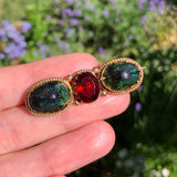 Antique Victorian 15ct Gold Scarab Beetle Brooch