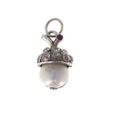 Antique Silver Acorn Paste Charm