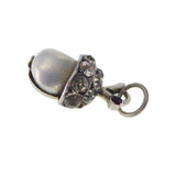 Antique Silver Acorn Paste Charm
