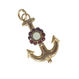 Antique 9ct Gold Anchor Miniature Locket Pendant