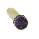 Antique Mother Of Pearl Fountain Miniature Desk Seal