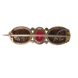 Antique Victorian 15ct Gold Scarab Beetle Brooch