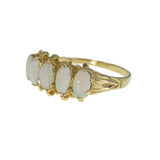 Vintage 9ct Gold Opal Five Stone Ring