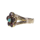 Antique Georgian Gold Pansy Ring