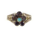 Antique Georgian Gold Pansy Ring