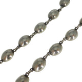 Antique Georgian Silver Red Paste Rivière Necklace