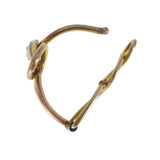 Antique Rolled Gold Snake Hair Clip