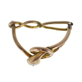 Antique Rolled Gold Snake Hair Clip