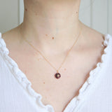 Antique Victorian Gold Garnet Star Charm