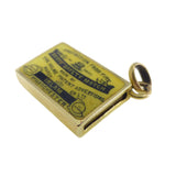 Antique 15ct Gold 'Besto Hulme Patent' Articulated Matchbox Charm
