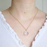 Antique Iridescent Man In The Moon Glass Pendant
