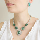 Vintage Christian Dior Mitchel Maer Necklace & Earrings Set