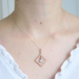 9ct Yellow Gold Lightweight Pendant Belcher Chain - 16 inches