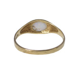 Vintage 9ct Gold Oval Opal Solitaire Ring