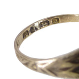 Antique Victorian 12ct Gold Red Paste Ring
