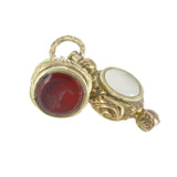 Antique Georgian Carnelian Cornucopia Fobs