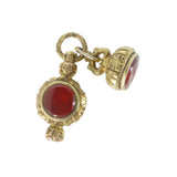Antique Georgian Carnelian Cornucopia Fobs