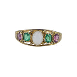 Antique Georgian 12ct Gold Opal Dress Ring