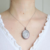 Antique Victorian Aesthetic Movement Figural Swallow Locket