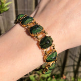 Antique Edwardian Tortoise Scarab Beetle Bracelet