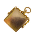 Antique Victorian 9ct Gold Bloodstone Spinning Fob Charm Pendant