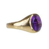 Vintage 9ct Gold Amethyst Solitaire Ring
