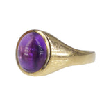 Vintage 9ct Gold Amethyst Solitaire Ring