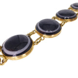 Reserved | Antique Victorian Banded Agate Watch Chain Bracelet