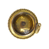Antique Victorian 15ct Gold Coral & Diamond Locket