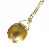 Antique Georgian Gold Amethyst & Pearl Pendant Necklace