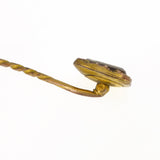 Antique Georgian Hand In Heart Independent Order Of Odd Fellows Figural Stick Pin