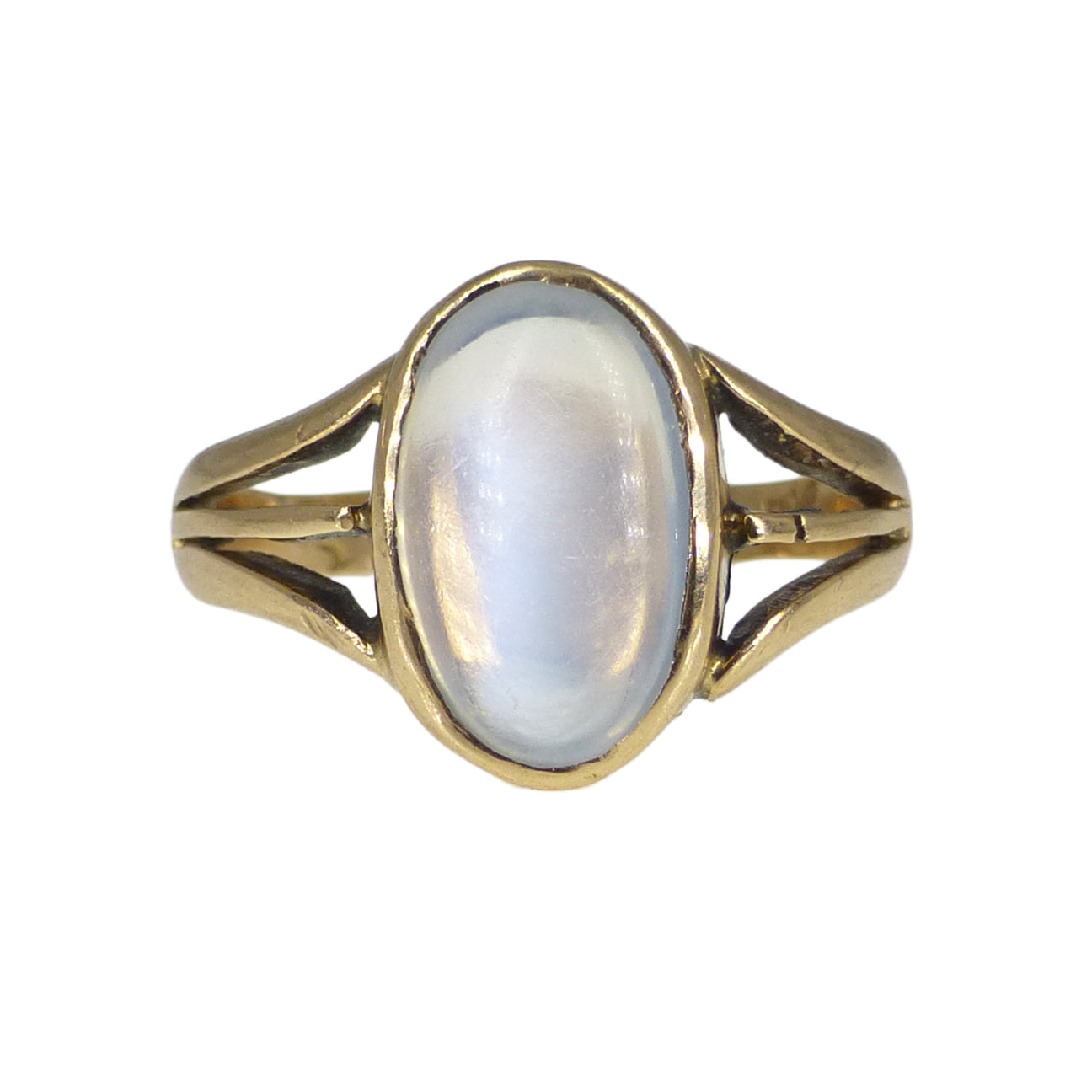 Antique Edwardian Gold Moonstone Solitaire Ring – Clarice Jewellery