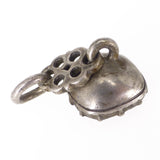 Antique Georgian Silver Stuart Gold Wire Cipher Rock Crystal Fob Charm