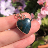 Antique Victorian Gold Carved Bloodstone Heart Charm