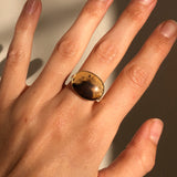 Antique Georgian Gold Dendritic Agate Ring