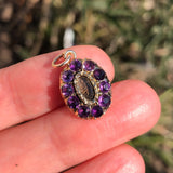 Antique Georgian Gold Amethyst Charm