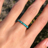 Antique Georgian Gold Turquoise Eternity Ring