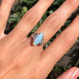 Vintage Gold Opal & Diamond Cocktail Ring