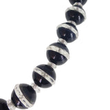Antique Art Deco Semi Precious Cone Bead Necklace