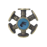 Antique Masonic Wax Seal Desk Wheel