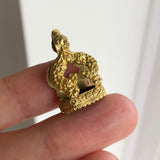 Antique Bacchus Grape & Cherub 'HUSH' Intaglio Seal