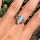 Vintage Gold Opal & Diamond Cocktail Ring