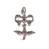 Antique Victorian French Silver Saint Esprit Bird Charm